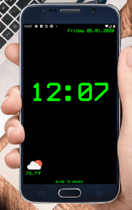 Huge Lock Screen Clock 1.4.16 Apk for Android 5