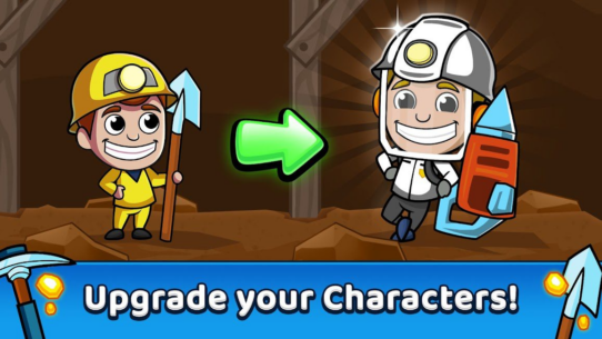 Idle Miner Tycoon: Gold & Cash 4.55.1 Apk + Mod for Android 2