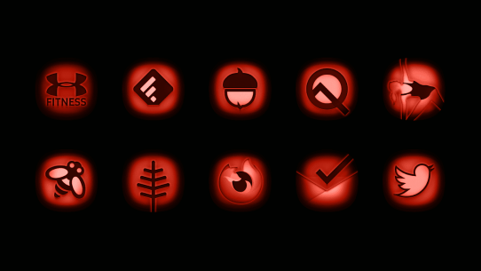 InfraRED – Stealth Red Icon Pack 1.6 Apk for Android 2