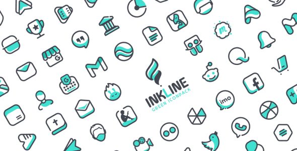 inkline green iconpack cover