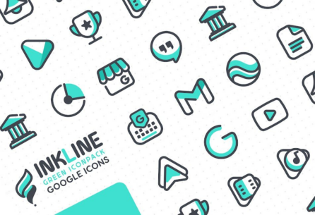 InkLine Green Iconpack 1.6 Apk for Android 3