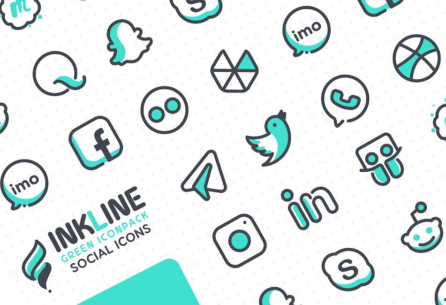 InkLine Green Iconpack 1.6 Apk for Android 4