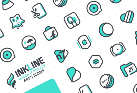 InkLine Green Iconpack 1.6 Apk for Android 5