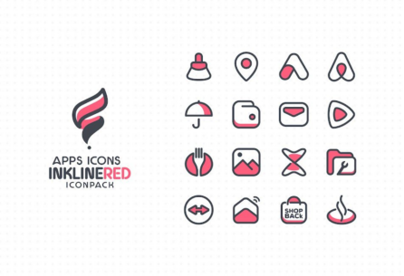 InkLine Red Iconpack 1.6 Apk for Android 5