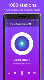 Internet radio “Listen FM” 2.3 Apk for Android 1