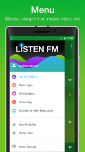 Internet radio “Listen FM” 2.3 Apk for Android 4