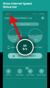 Internet Speed Meter Live 1.8 Apk + Mod for Android 1