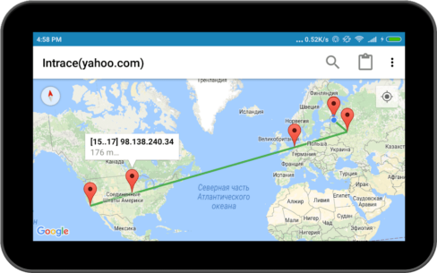 Intrace: Visual traceroute 2.10 Apk for Android 5