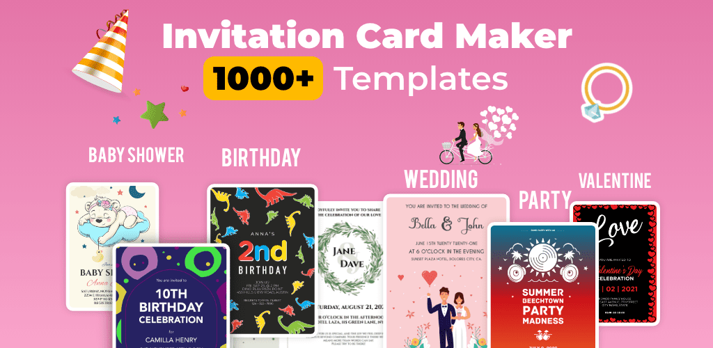 invitation maker free cover