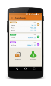 Journal costs (PREMIUM) 1.28.1 Apk for Android 1