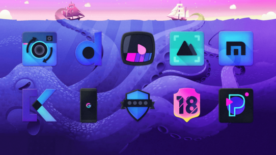 Kraken – Dark Icon Pack 15.0.1 Apk for Android 3