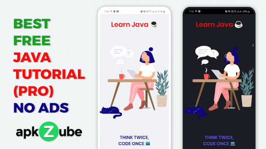 Learn Java  Programming Tutorial – PRO (NO ADS) 2.2 Apk for Android 1