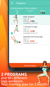 Legs workout – Calves, thighs lower body exercises 2.2.0 Apk for Android 2