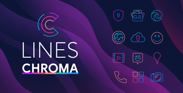 lines chroma icon pack cover