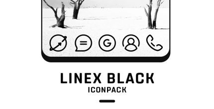 linex black icon pack cover