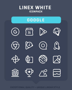 LineX White Icon Pack 4.3 Apk for Android 3