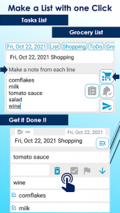 ListiClick App – Fastest List, Notepad & ToDo 145 Apk for Android 3