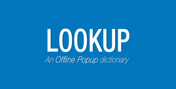 look up a pop up dictionary cover