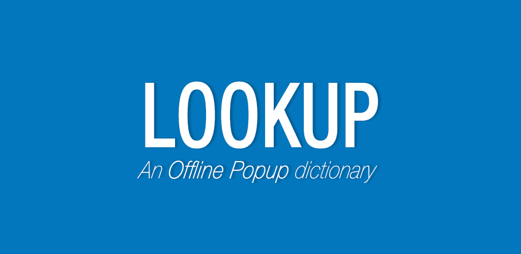 look up a pop up dictionary cover