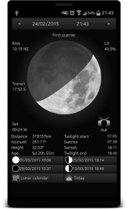 Lunafaqt sun and moon info 1.26 Apk for Android 1