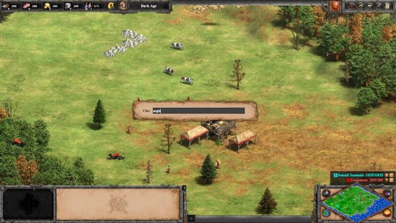How to use cheat code AOE 1