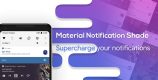 material notification shade cover