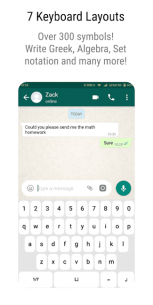 Math Symbol Keyboard 1.2 Apk for Android 1