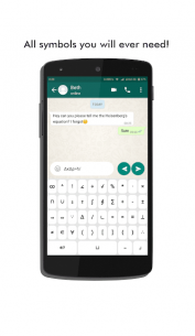 Math Symbol Keyboard 1.2 Apk for Android 5
