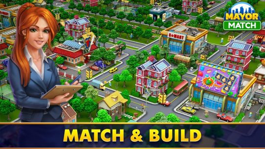 Mayor Match building & match-3 1.1.107 Apk + Mod + Data for Android 1