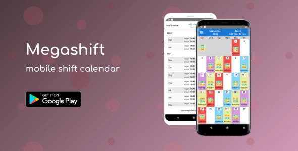 megashift shift calendar cover