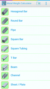 Metal Weight Calculator 6.00 Apk for Android 1