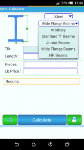 Metal Weight Calculator 6.00 Apk for Android 4