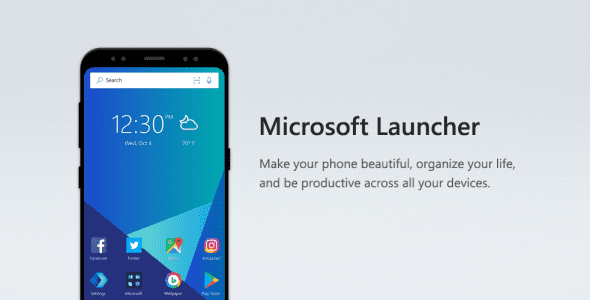 microsoft launcher preview android cover