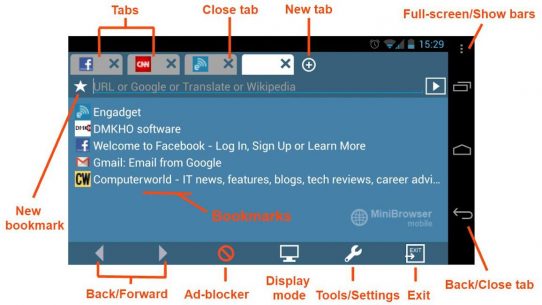 MiniBrowser PRO 3.10 Apk for Android 2