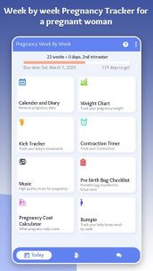 MomDiary: Week by week Pregnancy Tracker 1.12 Apk for Android 2