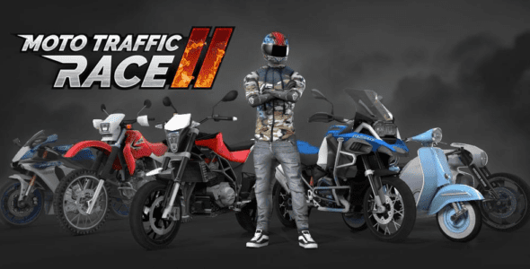 moto traffic race 2 android games cover