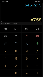 Multi-Screen Voice Calculator Pro 1.4.35 Apk for Android 4