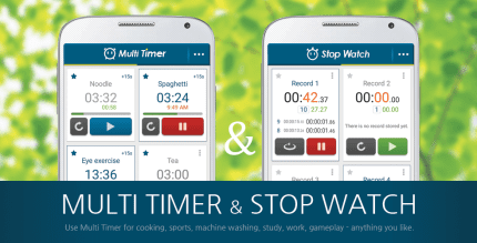 multi timer stopwatch android cover