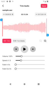 Audio Editor & Music Editor (VIP) 2.0.5 Apk for Android 2