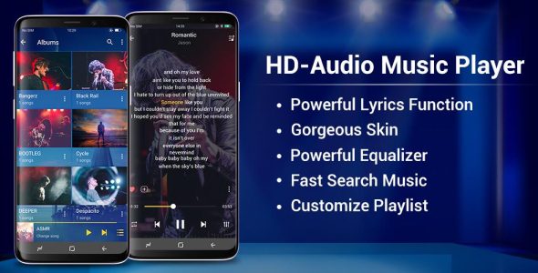 music player android cover