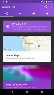 My Aurora Forecast Pro – Aurora Borealis Alerts 4.1.5 Apk for Android 1