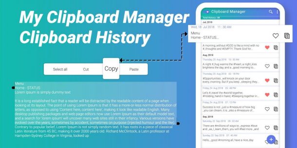 My Clipboard Manager – Clipboard History 1.0 Apk for Android 1