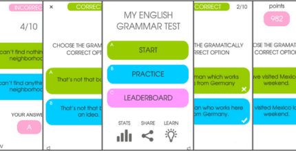 my english grammar test cover