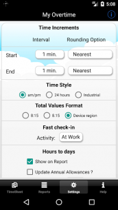 My Overtime – Time & Attendance tracking (FULL) 3.5.8 Apk for Android 5