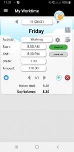 My Worktime – Timesheet (FULL) 1.07 Apk for Android 1