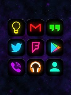 Neon Glow – Icon Pack 8.8.0 Apk for Android 1