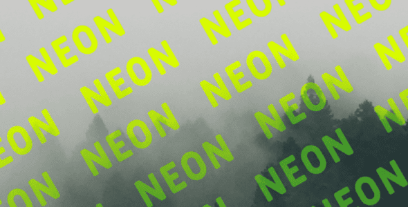 neon photo effects cover