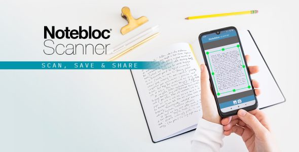 notebloc scan save share cover