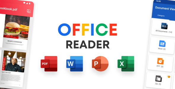 office reader word pdf excel cover