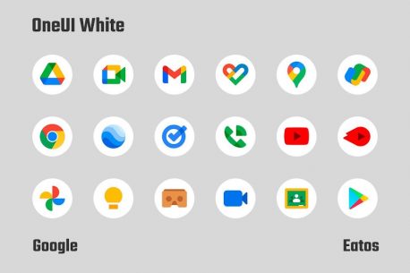 OneUI 3 White – Round Icon Pack 3.4 Apk for Android 2